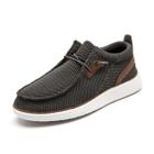 Mocassins DLWKIPV, tênis Slip On para homens, cinza escuro, EUA 12