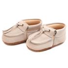 Moccs Mocassim Infantil Bili Bilu Couro Camurça Creme 3404