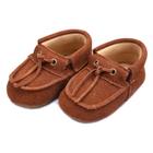 Moccs Mocassim Infantil Bili Bilu Couro Camurça Ferrugem 3401