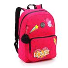 Mochila 17" love rosa - seanite