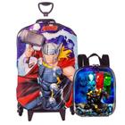 Mochila 3D Infantil Thor Avengers + Lancheira Marvel