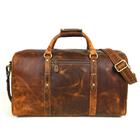 Mochila Aaron Leather Goods Caramel 50x28x23cm Buffalo Lea