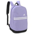 Mochila ADV Feminina Escolar Esportiva Luxcel ADV Lilás