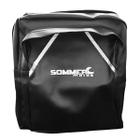 Mochila Bag Motoboy PVC Preta C/ Fita Refletiva Tamanho G Sommer