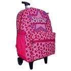 Mochila Barbie Infantil Bolsa Escolar de Rodinhas Juvenil