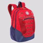 Mochila Bayern Torcedor Vermelho e Azul