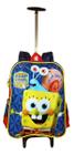 Mochila Bob Esponja Rodinhas Infantil Masculina Escolar G