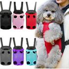 Mochila Bolsa Canguru Transporte De Pet Cachorro Gatos Preto Rosa