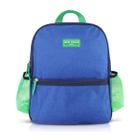 Mochila Bolsa Escolar Infantil Criança Menino Menina Creche Passeio Pink e Azul - Jacki Design