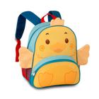 Mochila bolsa escolar infantil tubarão pinguim patinho unissex - Clio