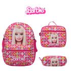 Mochila Bolsa Escolar Menina Barbie Costa Lancheira Térmica - TOYS 2U