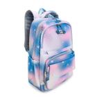 Mochila Bolsa Feminina Antifurto Tie Dye Espaçosa Grande