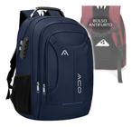 Mochila Bolsa Masculina Feminina Notebook Anti Furto Resistente A Agua Reforçada USB