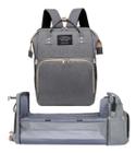 Mochila Bolsa Maternidade Térmica Impermeável Vira Berço