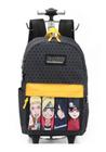 Mochila boruto com rodas preto mc47094br