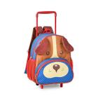 Mochila C/ Rodinhas Cachorro '13 Color Dog Animais Pets Infantil Escolar - Clio