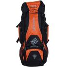 Mochila Camping 55L MC3101 Laranja Confortável