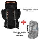 Mochila Cargueira Intruder 60 Lts Nautika Com Capa De Chuva