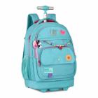 Mochila Carrinho 18,5" Rebecca Bonbon Original Clio RB24592, Bolsa De Rodinhas Reforçada, Compartimento Notebook Tablet