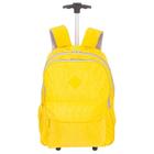 Mochila Carrinho Externo Rolling Crinkle Amarelo Sestini