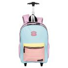 Mochila Carrinho Paul Frank Authentic Color Block Grande