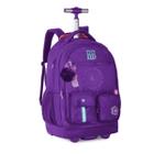 Mochila Carrinho Rebecca Bonbon Bolsa Escolar Feminina Roxo