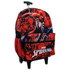 Mochila Carrinho Rodinhas escolar Homem Aranha