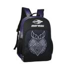 Mochila Casual Escolar Preta Roxo Mormaii 25 Litros Mor-0245