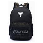 Mochila cavalera preta com camuflado -cv7227