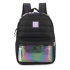 Mochila com Alças UP4You Preta com Holográfico - Ref. 588