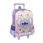 Mochila com Carrinho Stitch Disney Classics Infantil Luxcel