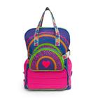 Mochila com pochete arco-íris