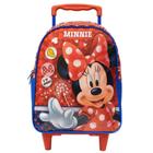 Mochila com Rodas 16 Minnie X1 VERMELHO - Xeryus