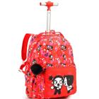 Mochila com rodas e pom-pom pucca - seanite