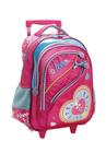 Mochila com rodas infantil chenson love time 8731534 rosa