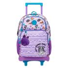 Mochila com rodas juvenil 40cm college dogs