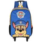 Mochila Com Rodas Patrulha Canina Marshall Desenho Infantil - Luxcel