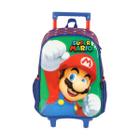 Mochila com Rodas Super Mario Luxcel - Azul