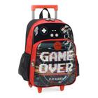 Mochila com rodas - vermelho - game - luxcel