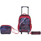 Mochila com rodinha spider kit c/3 pecas (1 kit sortido) - RIO DE OURO