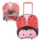 Mochila Com Rodinhas Infantil - Joaninha