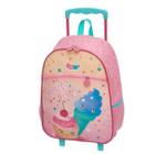 Mochila com Rodinhas Pack Me Sweer Party Pacific Rosa