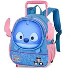 Mochila Com Rodinhas Stitch Tsum Disney Escolar Infantil Passeio Viagem Volta ás Aulas Crianças Presente