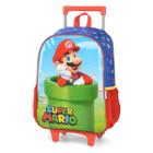 Mochila com Rodinhas Super Mario Luxcel - Azul