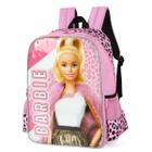 Mochila Costa Juvenil Grande Barbie Modelo Fashion Rosa