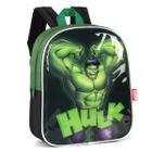 Mochila Costa Verde Vingadores Escolar Infantil Hulk Marvel