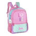 Mochila Costas 18 Escolar Barbie Love Turquesa Luxcel