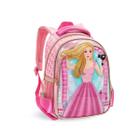 Mochila Costas Creche Boneca Princesa Rosa Menina Pré Escola