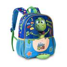 Mochila Costas Creche Looloo Kids Dinossauro Escolar - Verde