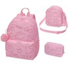 Mochila Costas Escolar Lilica Ripilica Lov. It Crush Lancheira Estojo Feminino